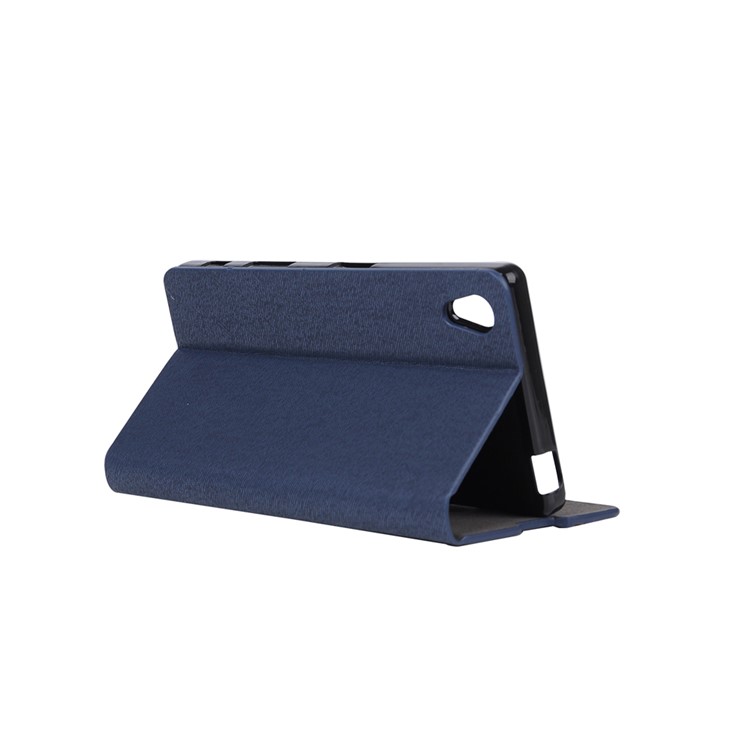 Deux-Étui en cuir PU Leather pour Sony Xperia Z5 / Z5 Dual avec support de carte - bleu foncé, bleu marine-3