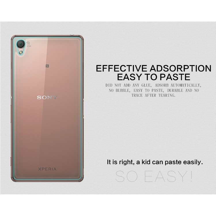 nillkin amazing h nanometer anti explosion tempered glass back screen protector for sony nillkin amazing h nanometer anti explosion tempered glass back screen protector for sony