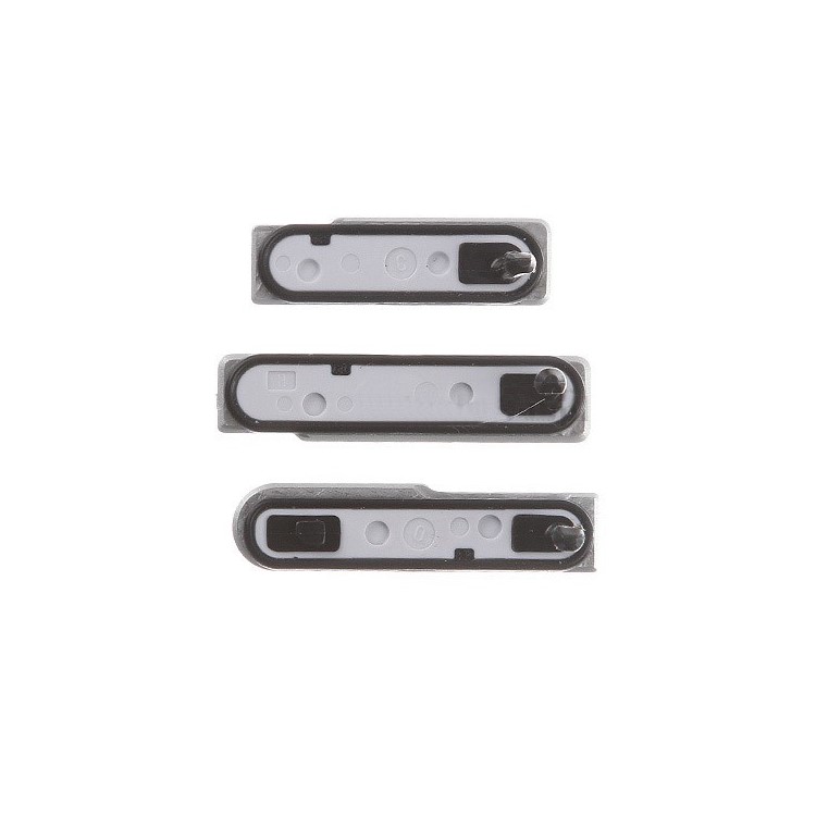 3PCS/Set OEM Card Cap and USB Cover for Sony Xperia Z1 Compact D5503 - White-2