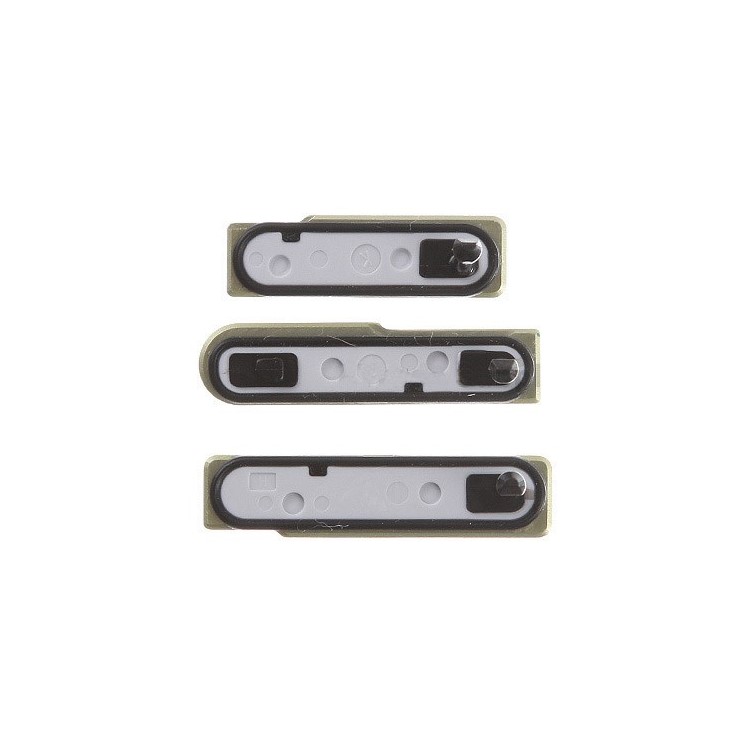 3PCS/Set OEM Card Cap and USB Cover for Sony Xperia Z1 Compact D5503 - Yellow-2
