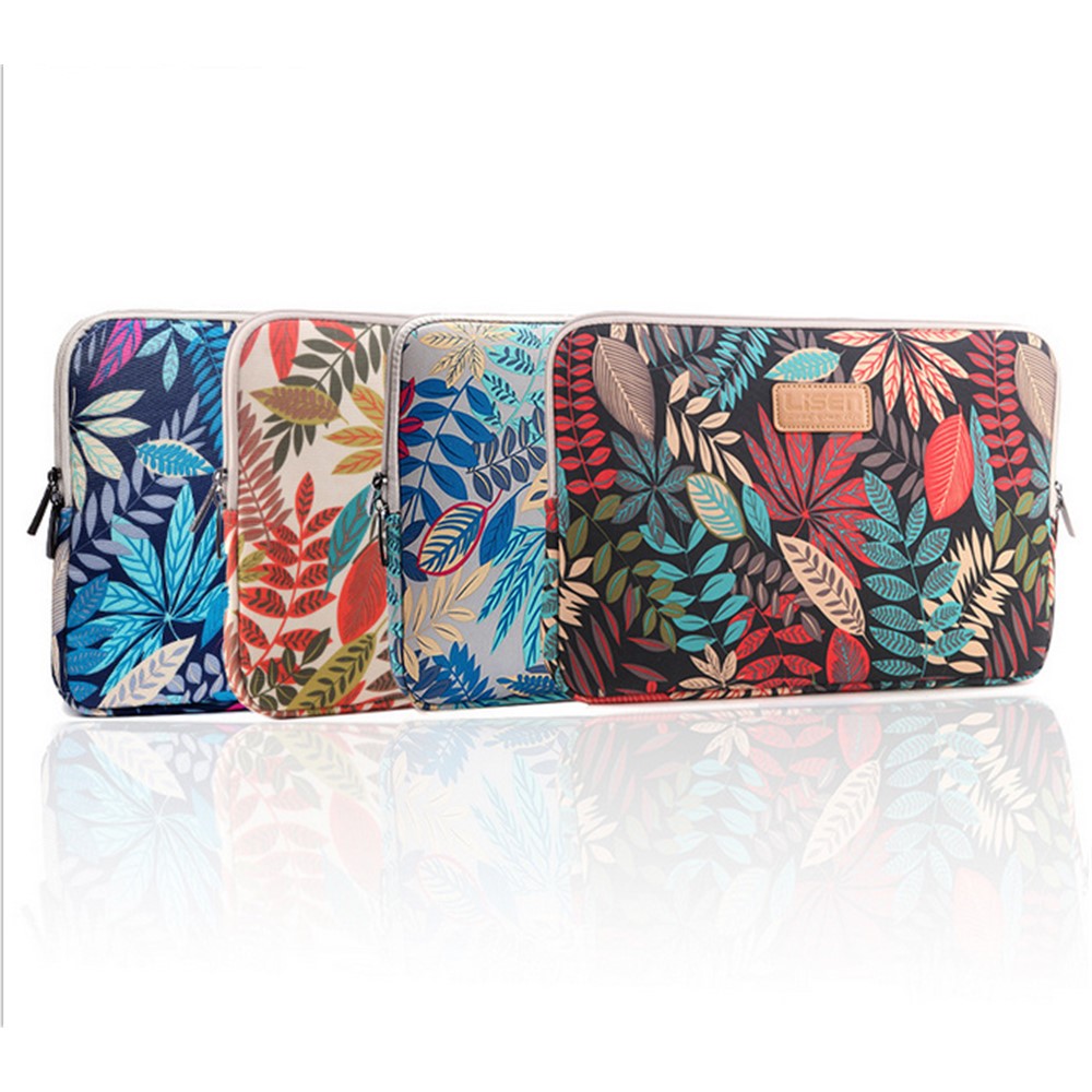 Colorful Leaves Laptop Sleeve Bag for MacBook Pro 13-inch (2016)/HP DELL IBM, Size: 34.5 x 24 x 1.5 cm - Grey-3
