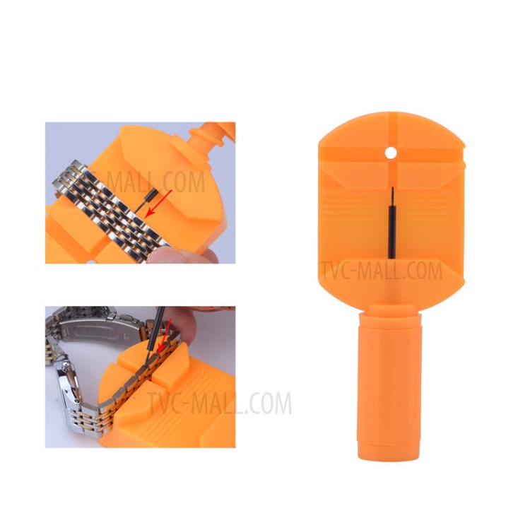 Stainless Steel Strap Replacement with Adjustment Tool for Xiaomi Mi Band 2 - Black-15