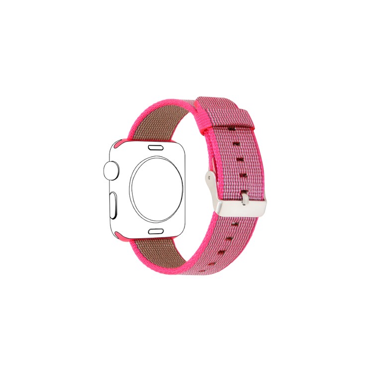 

Sports Nylon Watch Strap Replacement for Apple Watch Series 4 44mm, Series 3 / 2 / 1 42mm - Rose, Apple Watch Series 3 42mm