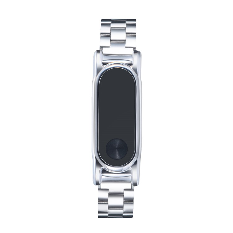 Quick Release Stainless Steel Watch Band Replacement for Xiaomi Mi Band 2 - Silver Color-2