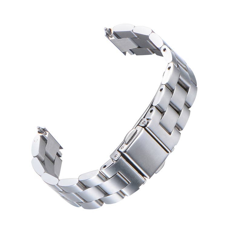 Quick Release Stainless Steel Watch Band Replacement for Xiaomi Mi Band 2 - Silver Color-5