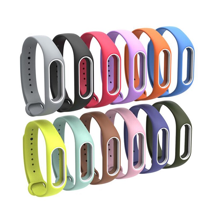 Soft Silicone Wrist Watch Strap Replacement for Xiaomi Mi Band 3 - Black-5