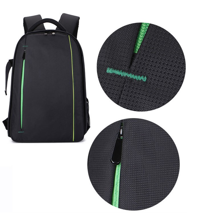 Waterproof DSLR Camera Bag Digital Camera Notebook Backpack Outdoor Traveling Bag - Green-3