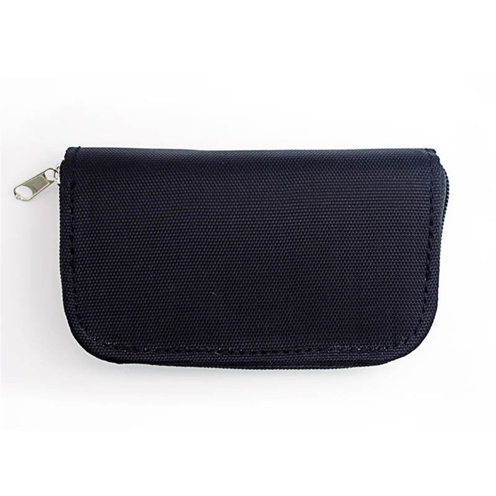 22-slot Memory Card Storage Carrying Pouch Wallet for CF/SD/SDHC/MS/DS-2