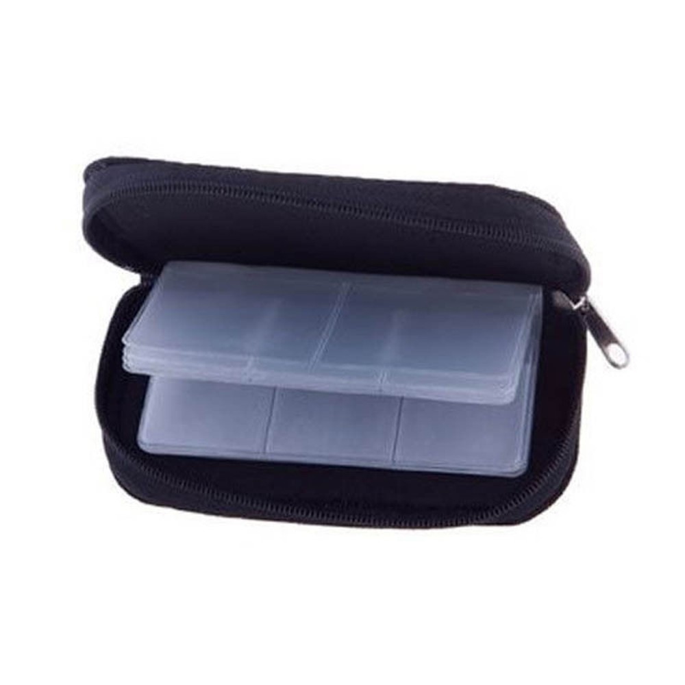 22-slot Memory Card Storage Carrying Pouch Wallet for CF/SD/SDHC/MS/DS-7