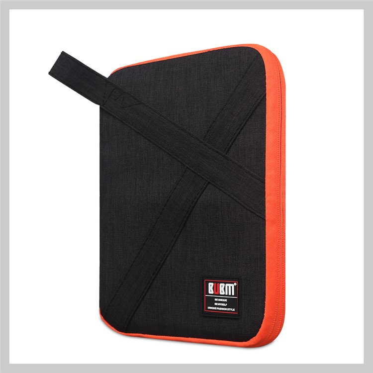 BUBM DIP-M Multifunctional Dual-layer Portable Electronics Bag, Size: 17.5x23.5x3CM - Black-1