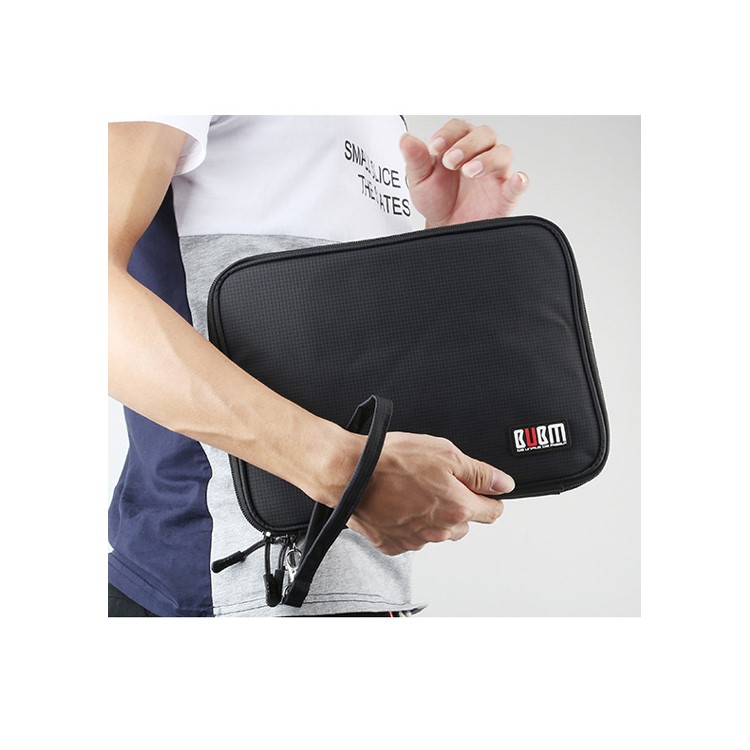 BUBM DPO-D Portable Electronics Storage Bag for iPad/Smartphones/U-disk etc - Black-6