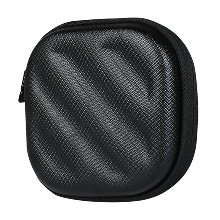 BUBM TSB-L Shockproof EVA Square Earphone Carrying Accessory Bag - Black-2