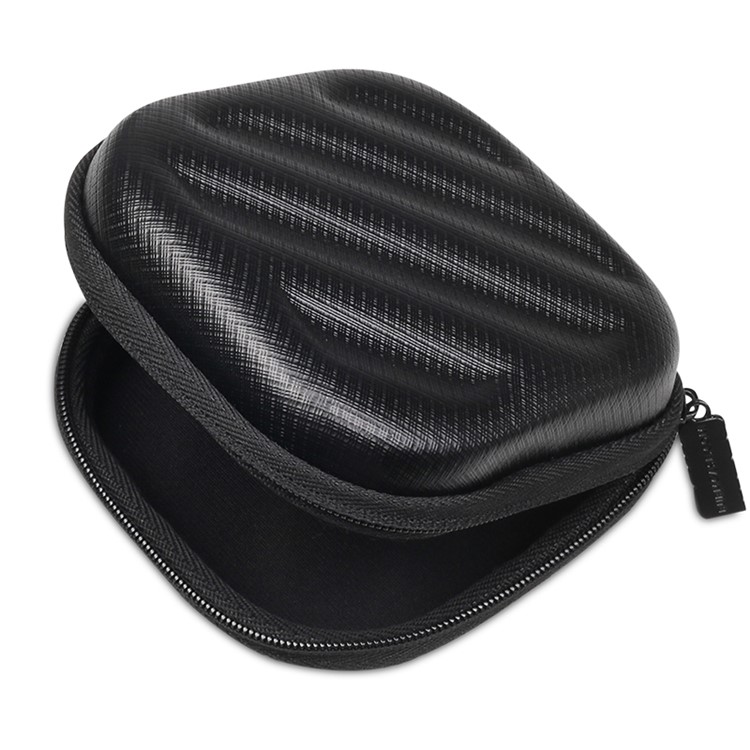 BUBM TSB-L Shockproof EVA Square Earphone Carrying Accessory Bag - Black-3