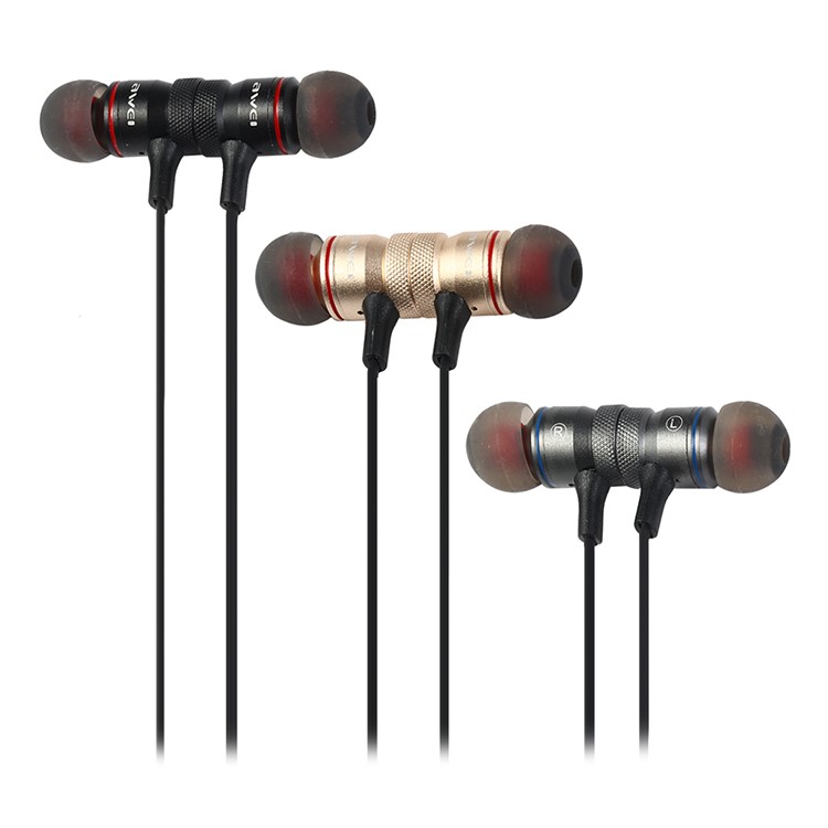 AWEI A920BL Wireless Bluetooth 4.0 Sports Stereo Earphone - Black-7