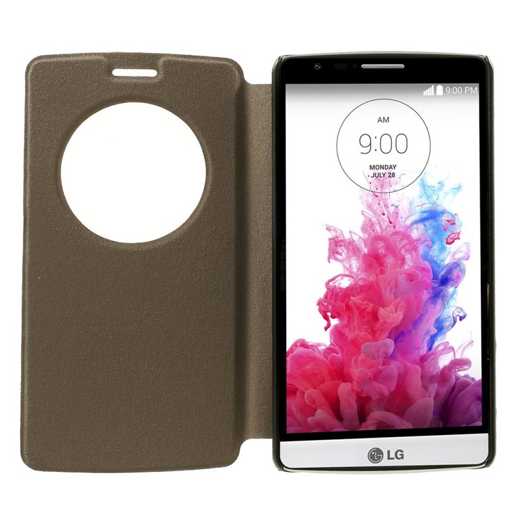 Pour LG G3 S D722 D725 Couple doux Housse en cuir pour le vitre des papillons avec une odeur de parfum-4
