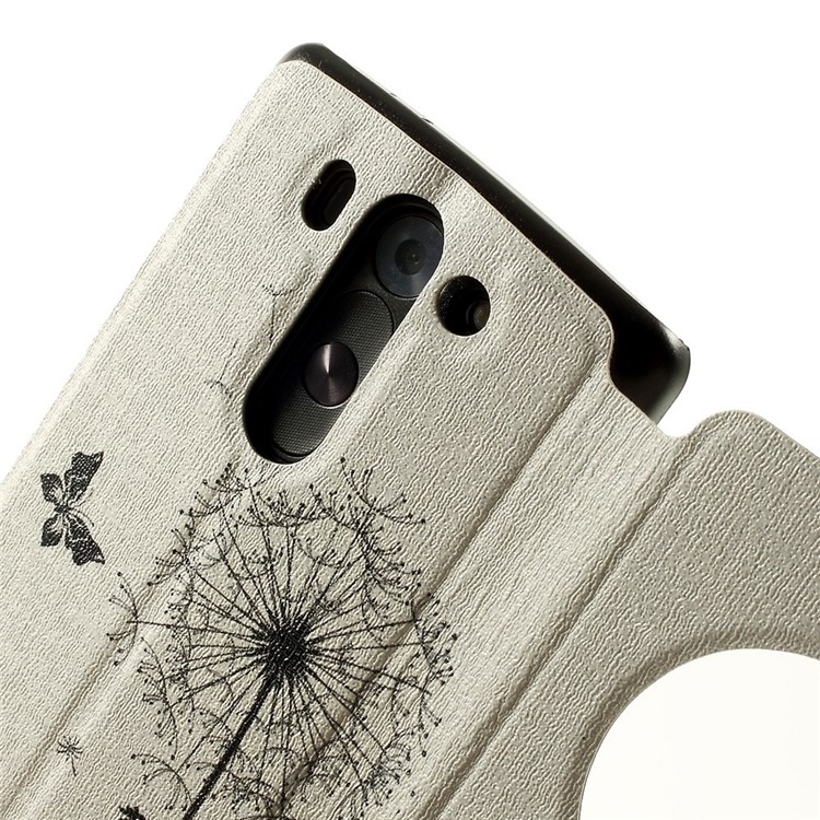 Pour LG G3 S D722 D725 Couple doux Housse en cuir pour le vitre des papillons avec une odeur de parfum-7