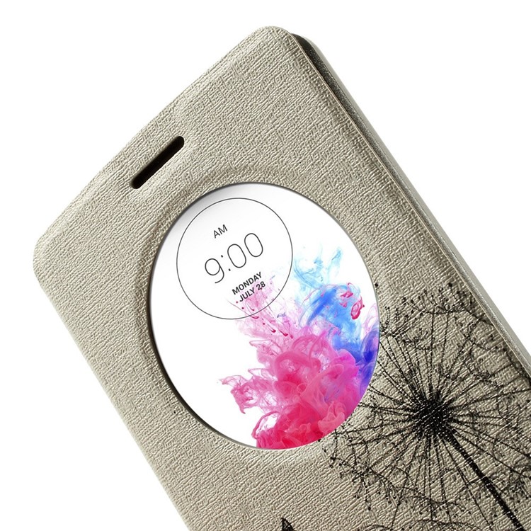 Pour LG G3 S D722 D725 Couple doux Housse en cuir pour le vitre des papillons avec une odeur de parfum-8