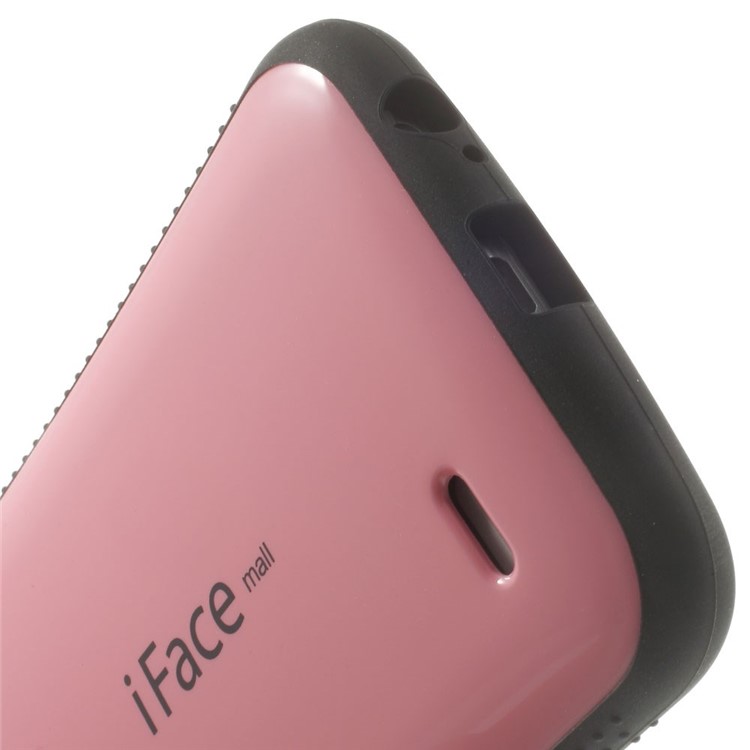 IFACE MALL Anti-derrapante PC + TPU Hybrid Back Cover para LG G3 D850 D855 LS990 - Rosa-6
