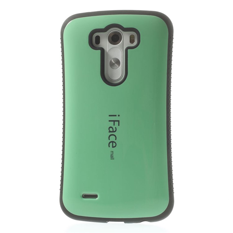 IFACE MALL contre-oubli PC + TPU Hybrid Back Case Shell pour LG G3 D850 D855 LS990 - vert-2