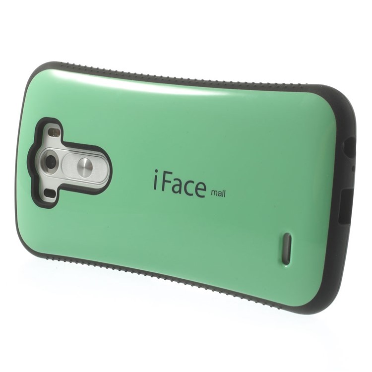 IFACE MALL contre-oubli PC + TPU Hybrid Back Case Shell pour LG G3 D850 D855 LS990 - vert-3