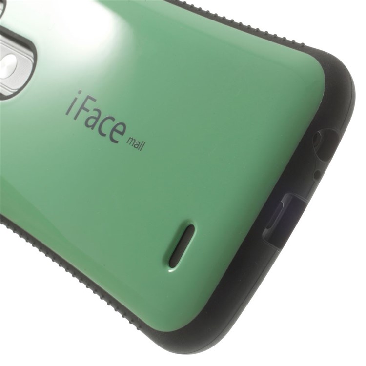 IFACE MALL contre-oubli PC + TPU Hybrid Back Case Shell pour LG G3 D850 D855 LS990 - vert-5