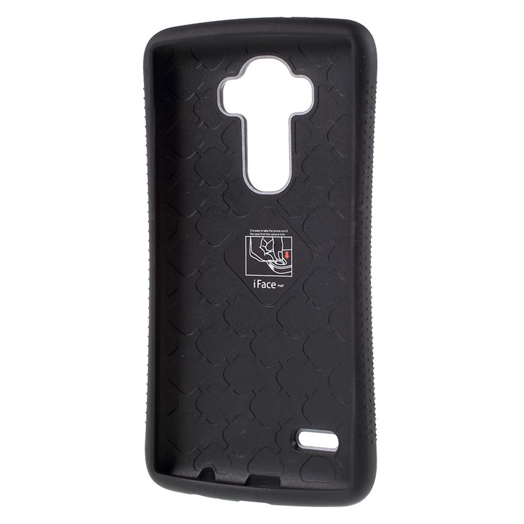 IFACE MALL Glossy PC + TPU Hybrid Case Cover for LG G4 - Red-2