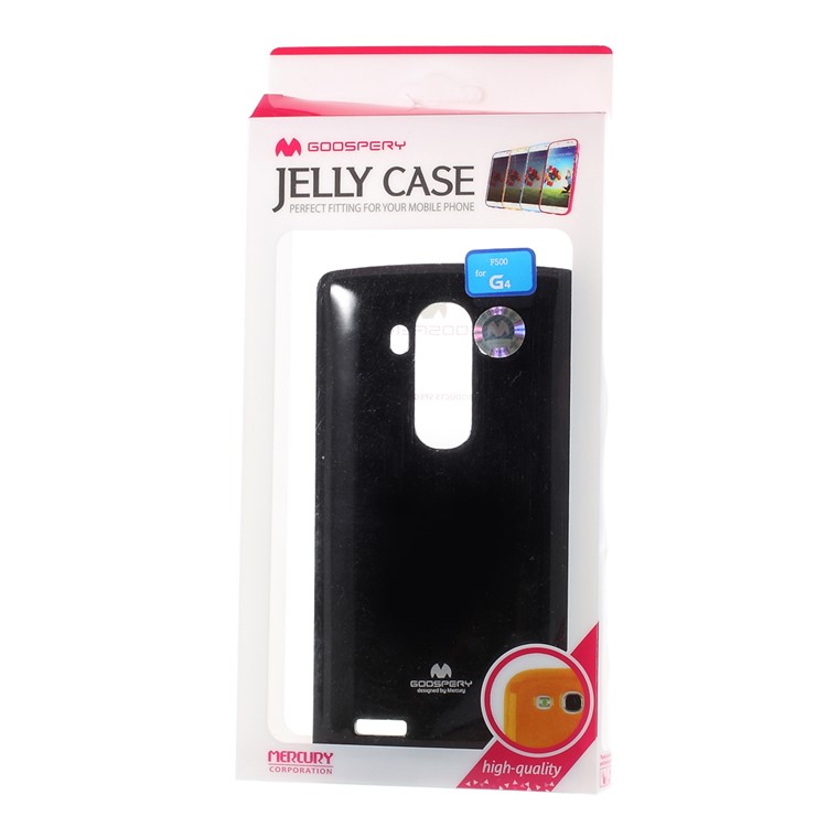 MERCURY GOOSPERY Flash Powder Jelly TPU Case for LG G4 - Black-6