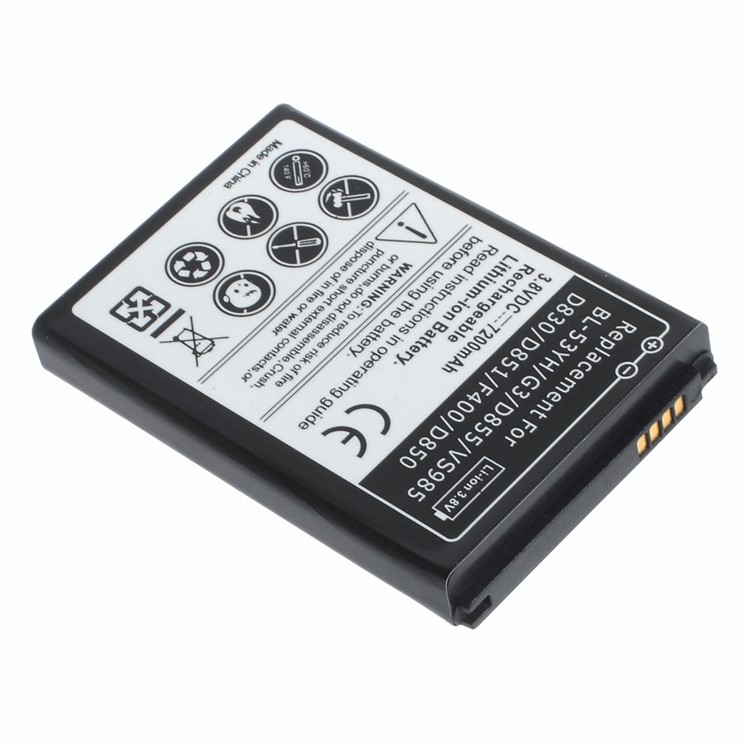 Replacement 7200mAh Extended Battery + Back Cover Replacement for LG G3 D850 D855 LS990 - White-4