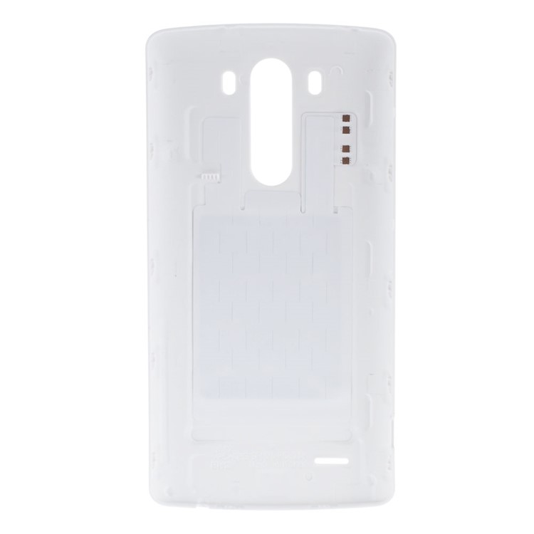 OEM Battery Door Cover Back Housing w/ Wireless Charging IC Chip for LG G3 D850 D851 D855 - White-2