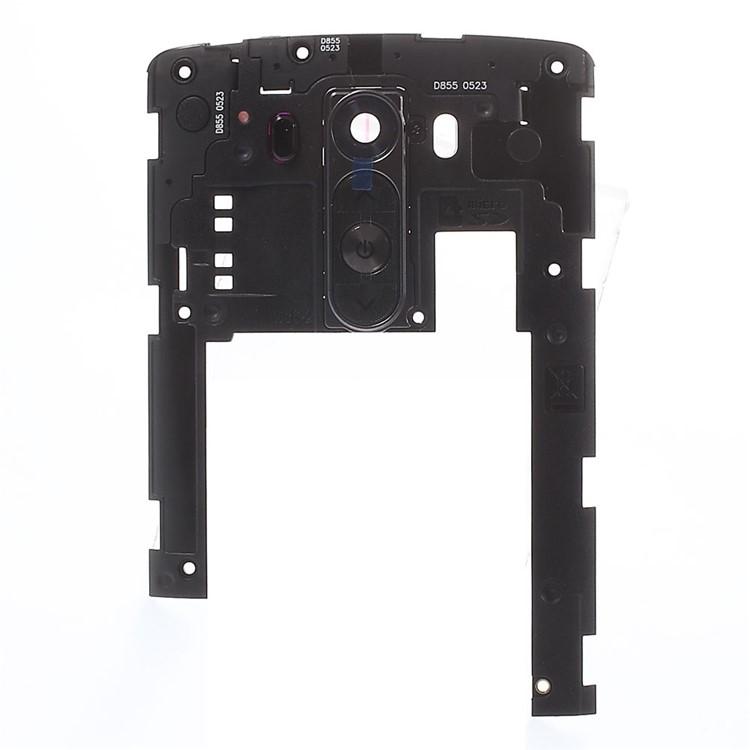 OEM Rear Housing Frame Spare Part for LG G3 D855 - Black-1