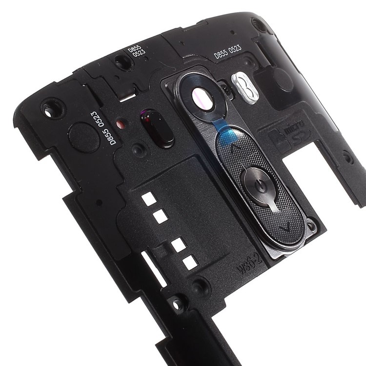 OEM Rear Housing Frame Spare Part for LG G3 D855 - Black-4