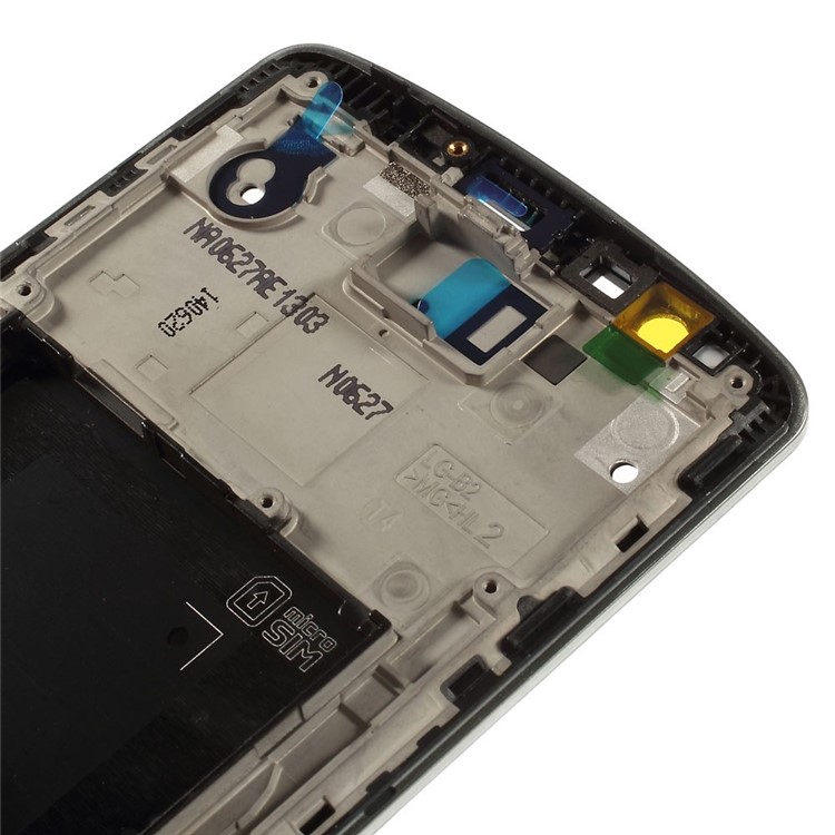 OEM Front Housing Frame Bezel for LG G3 D850 D855 - Black-4
