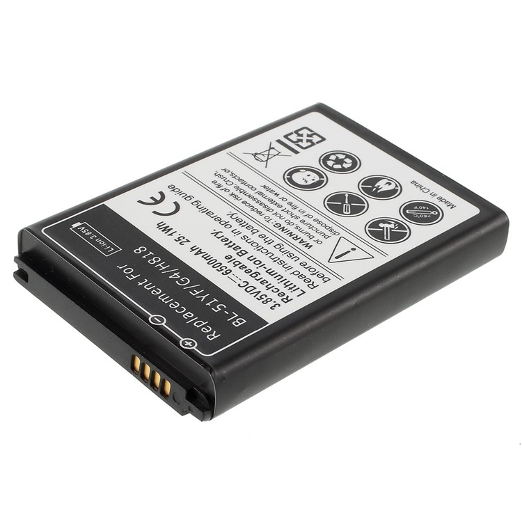 6500mah Batería Extendida De Alta Capacidad + Tapa De Puerta Trasera Para LG G4 H818 - Negro-4