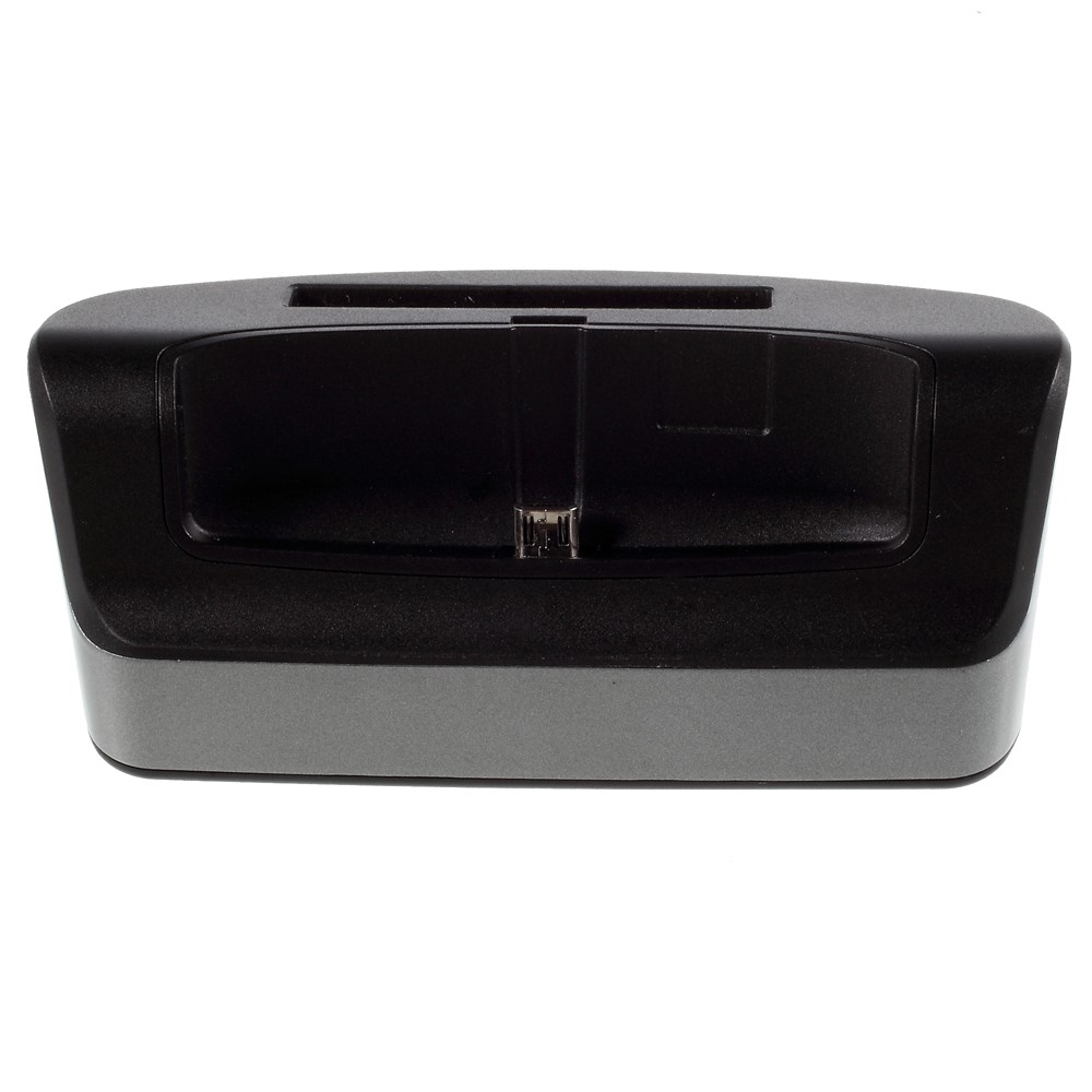 USB Charger Dock Cradle w/ Spare Battery Slot for LG G4 - Black-6