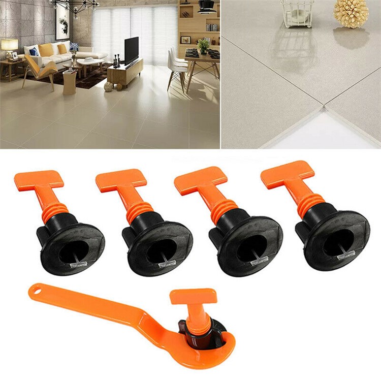 50 Unidades / Pacote Anti-lippage Reutilizável Telha Sistema De Nivelamento Posicionamento T-lock Ferramentas-10