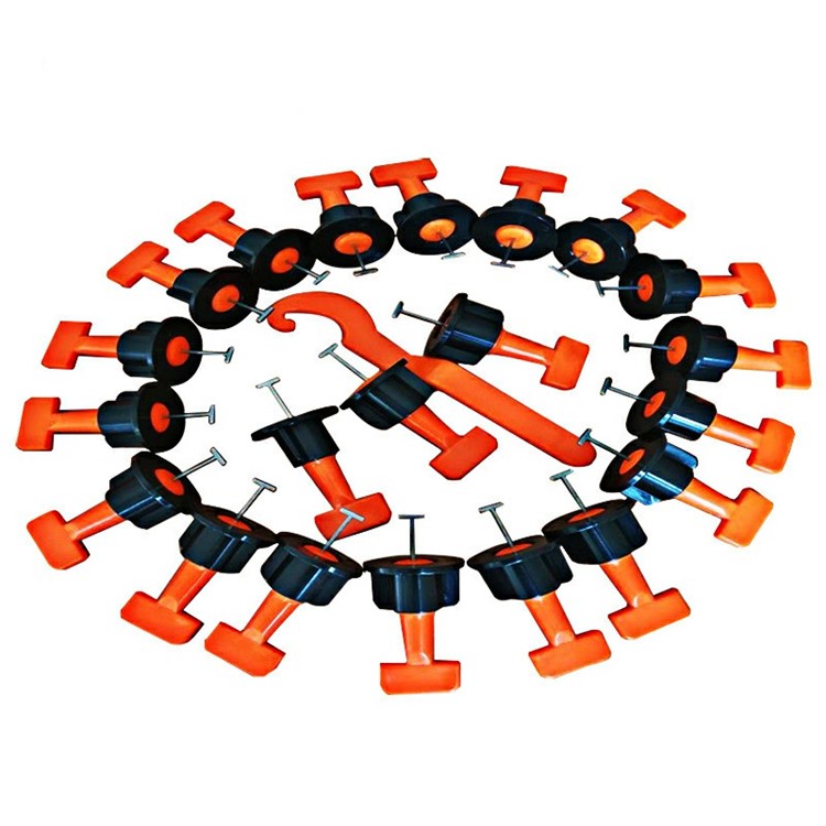 50 Unidades / Pacote Anti-lippage Reutilizável Telha Sistema De Nivelamento Posicionamento T-lock Ferramentas-2