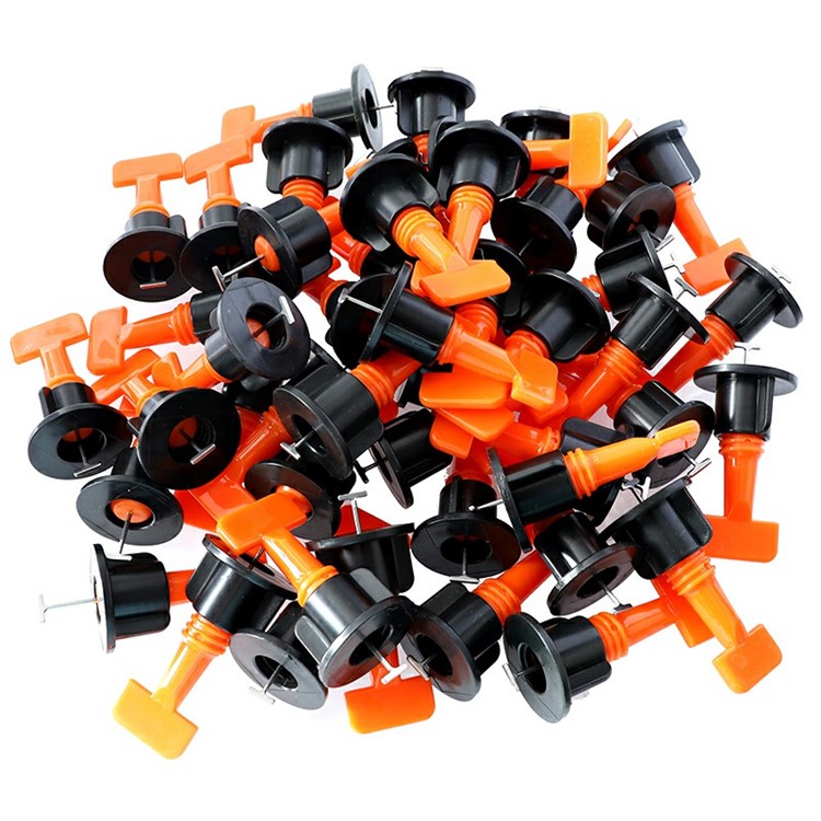 50 Unidades / Pacote Anti-lippage Reutilizável Telha Sistema De Nivelamento Posicionamento T-lock Ferramentas-4