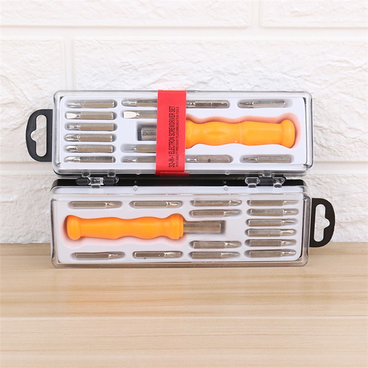 15-in-1 Rectangular Box-mounted Manual Screwdriver Tool Set-3