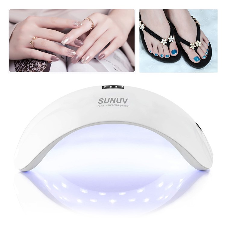 48W Portable UV LED Light Nail Dryer Lamp with LCD Display (SUN8) - EU Plug-3