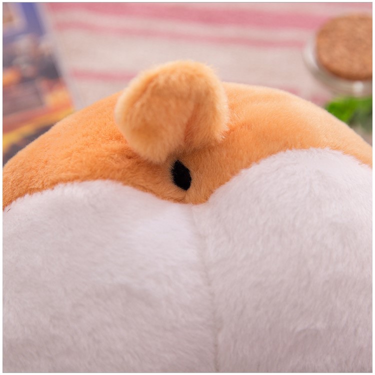 Soft Plush Kawaii Ass Shoulder Bag Corgi Butt Handbag, Size: 22 x 20cm-2
