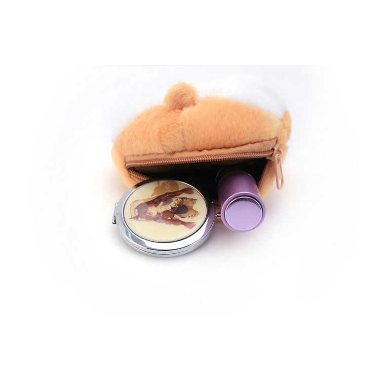 Soft Plush Kawaii Corgi Butt Ass Zipper Wallet Change Case Coin Purse, Size: 15 x 10cm-6