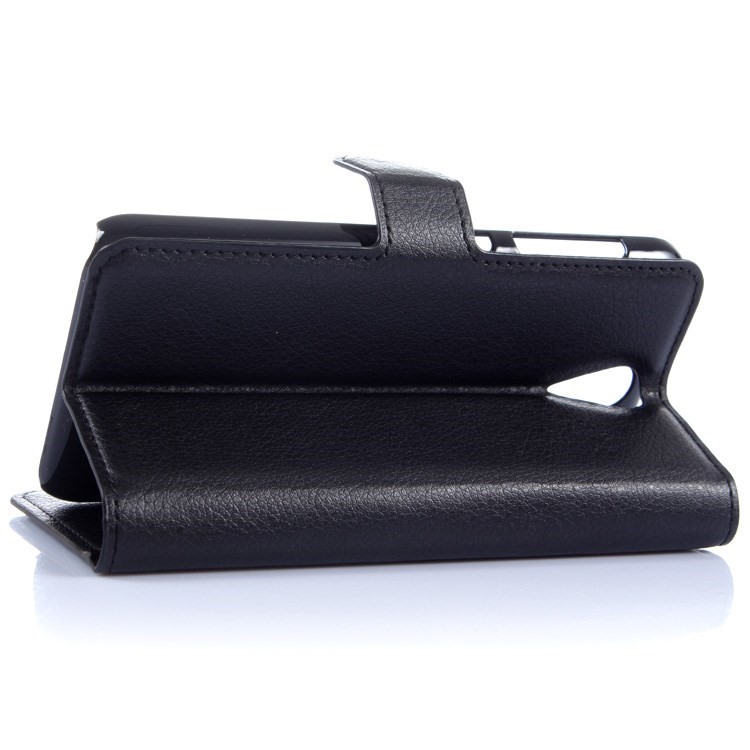 Litchi Wallet Leather Case for HTC Desire 820 Mini D820mu / Desire 620 Dual Sim - Black-5