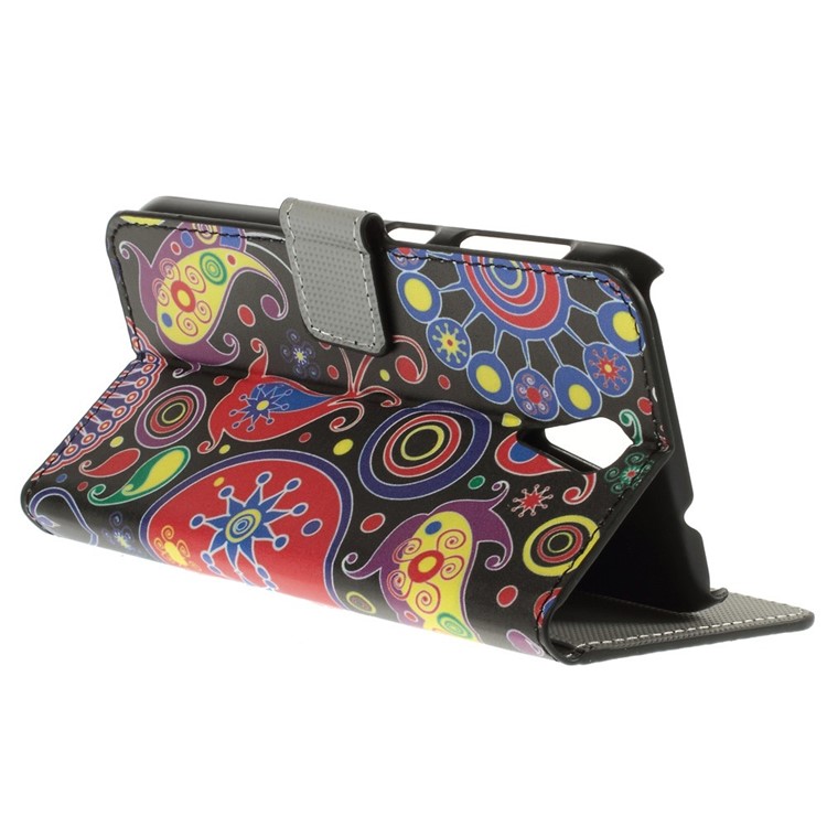 Paisley Flowers Leather Case for HTC Desire 620 Dual Sim / 820 Mini D820mu-5
