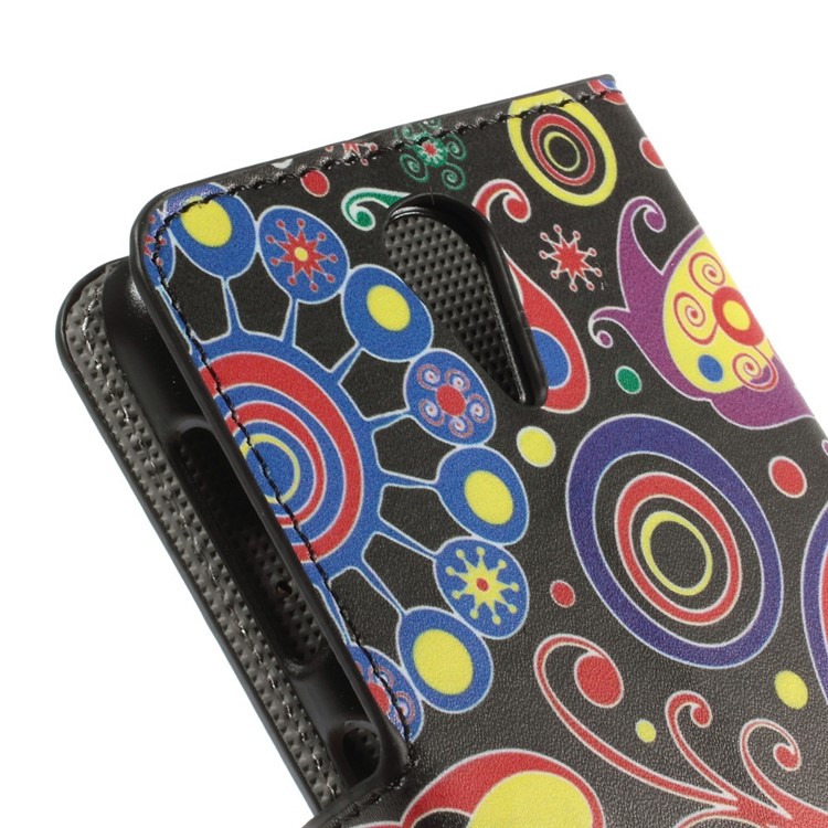 Paisley Flowers Leather Case for HTC Desire 620 Dual Sim / 820 Mini D820mu-8