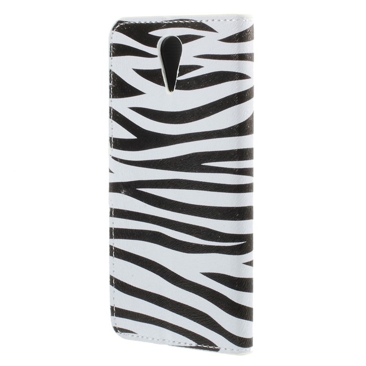 Zebra Stripes Leather Cover for HTC Desire 620 Dual Sim / 820 Mini D820mu-2