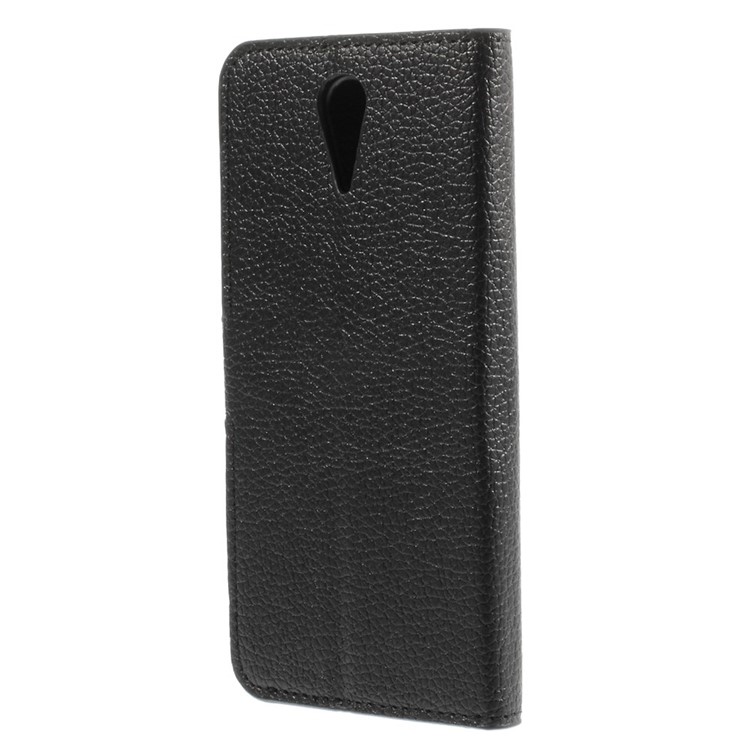 Ledertasche Für HTC Desire 620 Dual Sim / 820 Mini D820mu - Schwarz-2