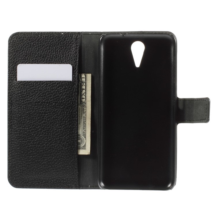 Ledertasche Für HTC Desire 620 Dual Sim / 820 Mini D820mu - Schwarz-6