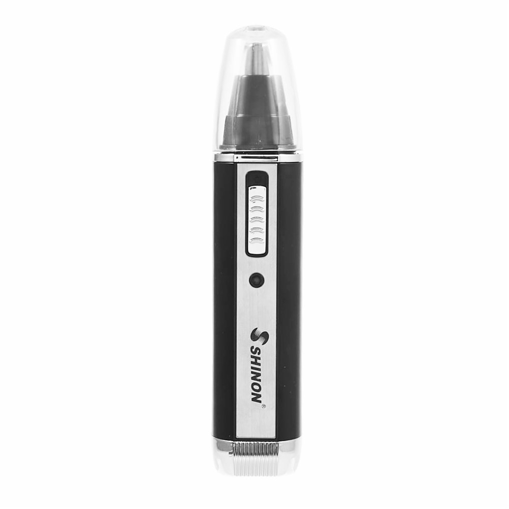 4 en 1 Rechargeable Lame en Acier Inoxydable les Oreilles, le Nez Poils de la Barbe Personnels Tondeuse - UE Bouchon-2