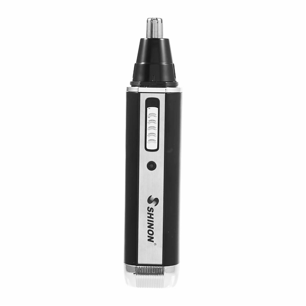 4 en 1 Rechargeable Lame en Acier Inoxydable les Oreilles, le Nez Poils de la Barbe Personnels Tondeuse - UE Bouchon-3