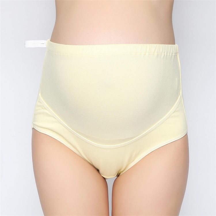 Pregnant Woman Adjustable High Waist Briefs Cotton Maternity